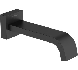 Square wall bath spout